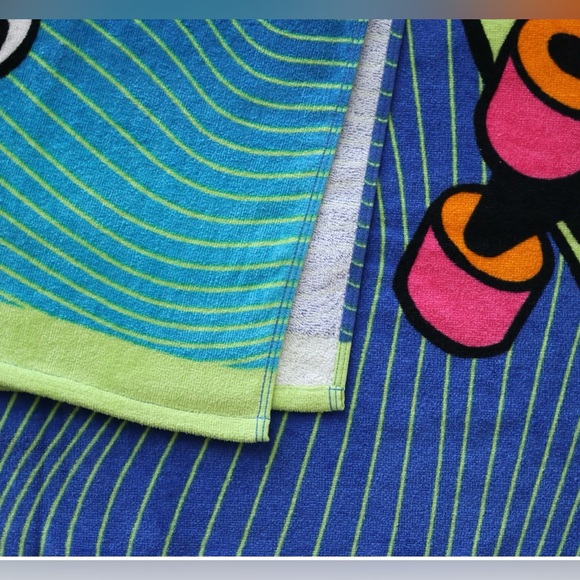 Mainstays Adult Velour Cotton Blend Rad Dino Beach Towel, 28"X 60" - Picture 4 of 4